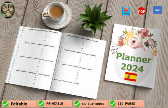 2024 Planner KDP Interior en Español: Ideas y Aplicaciones