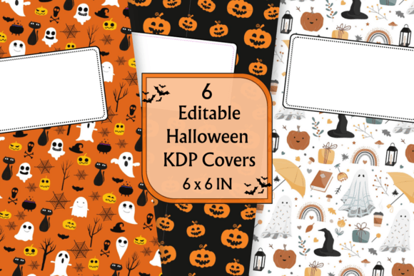 6 Editable Halloween KDP Notebook Covers: Creative Ideas