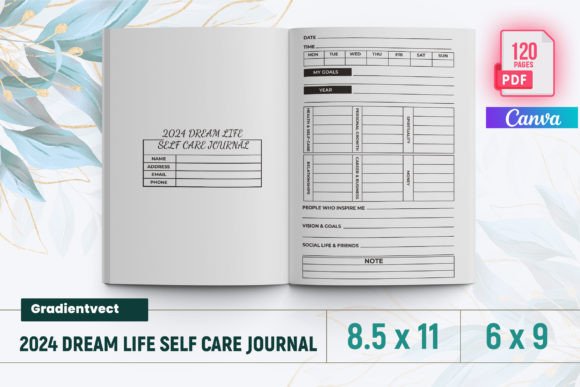 Design a Life You Love with the 2024 Dream Life Self-Care Journal