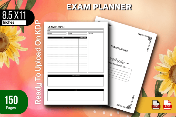 Exam Planner Interior for KDP Design Guide