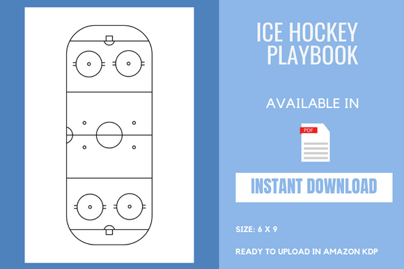 Ice Hockey Playbook - KDP Interior: A Smart Solution for Low-Content Publishing Success