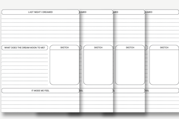 Kids Dream Journal KDP Interior for Easy Publishing