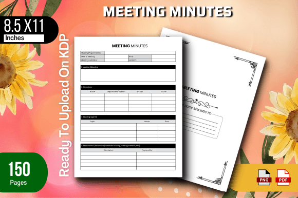 Meeting Minutes for KDP: A Clean, Ready-to-Upload Interior