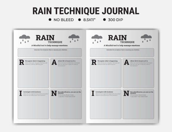 The Rain Technique Therapy Notebook as a Quiet Anchor in Everyday Emotional Storms