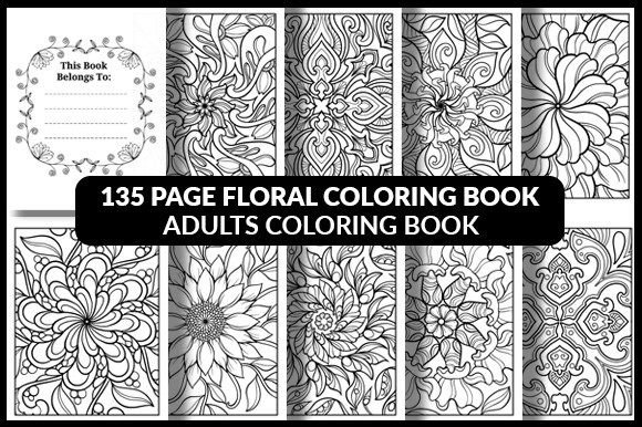 The Rise of Ready-to-Publish Content and the 135 Flowers Adult Coloring Book for KDP