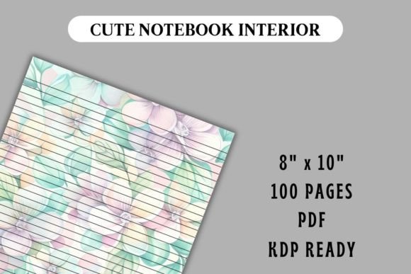 Transform Your Publishing Vision with the Floral Watercolor 11 Journal Interior