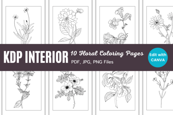 Why 10 KDP Interior Floral Coloring Pages Are About More Than Just Pretty Flowers